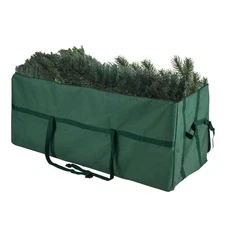 Elf Stor Heavy Duty Canvas Christmas Tree Bag Holiday Large For up to 6 Ft Tree