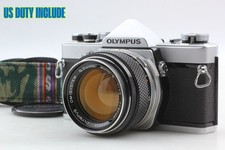 N MINT Olympus OM-1 OM1 35mm Film Camera G.Zuiko 50mm f1.4 Lens From Japan