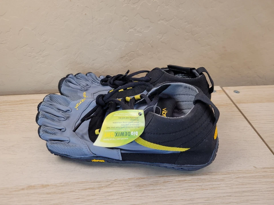 Vibram FiveFingers V-Trek Size 9-9.5 EU 41 Women's Shoes Black/Grey/Citronelle - Image 2 of 4