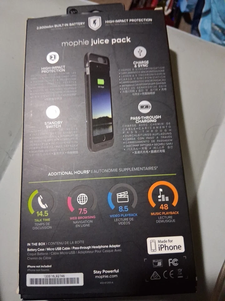 Mophie Juice Pack Battery Cases for iPhone 6 - Image 2 of 2