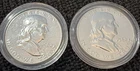 1962-P Franklin Half Dollar 50c (Lot of 2) 90% Silver Proof GEM Estate Coins