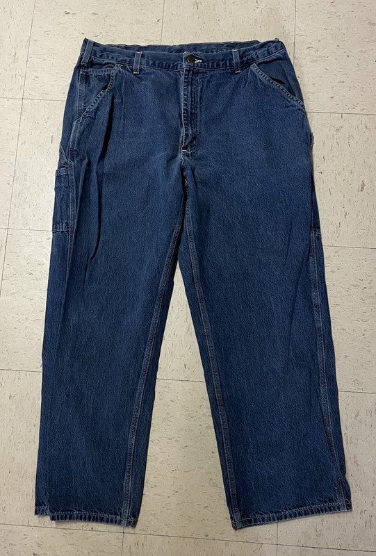Carhartt Mens Carpenter Jeans Loose Original Fit Size 38x30