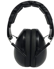 Baby Banz EP108 Plastic Hearing Protection Earmuffs for Infants - Black - NEW