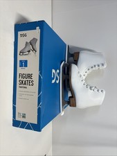 DSG Youth Traditional Figure Skates Size 2 White