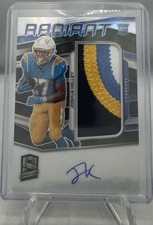 2020 Spectra Joshua Kelley RC RPA Radiant 4 Color Patch #/99 UCLA Bruins #19