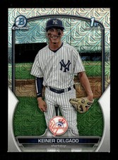 2023 Bowman Chrome #BCP-191 Keiner Delgado Prospects Mojo Refractor