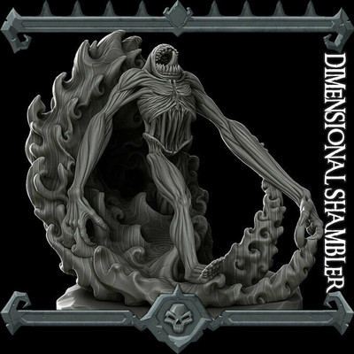 DIMENSIONAL SHAMBLER Aberration Resin 3D Printed Fantasy Miniature D&D Tabletop 