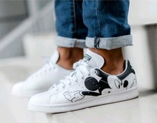 adidas Disney x Stan Smith Black & White Mickey Mouse for Sale