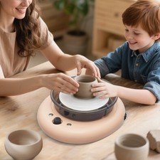 Mini Pottery Wheel Machine Beginners Pottery Wheel Machine Adjustable Speed 50W