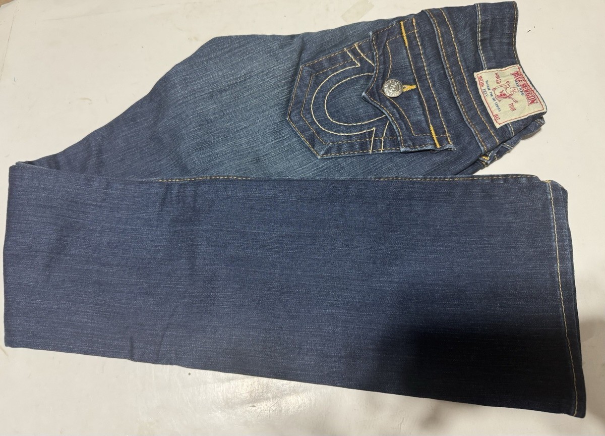 NEW True Religion Jeans Women US 24x 34 Becky Lowrise Bootcut