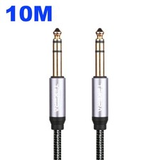 Angle 1/4" TRS 6.35mm Stereo Cable Male to Male Balanced Jack Audio Patch Lead — image 10