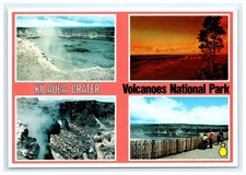 Kilauea Crater Volcanoes National Park Lava Caldera Island Hawaii Postcard
