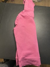 Carhartt Girls Pink Relaxed Fit Pullover Hoodie Logo Pockets M 8-10 