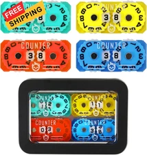 4Pcs MTG 1.18 inches (W) x 1.97 (L) x 0.1 (H), D Color-4pcs 