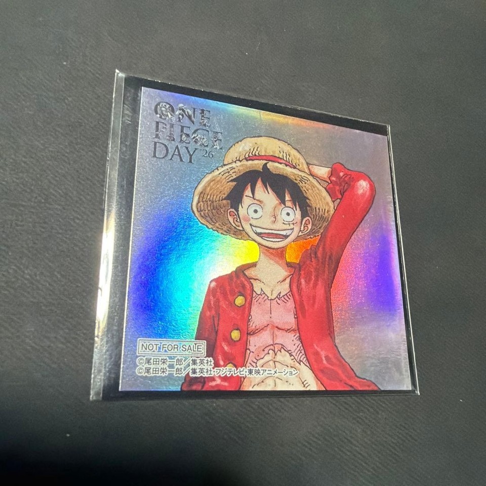 ONE PIECE DAY 2026 Summer Luffy Hologram Sticker Japan Limited Official ...