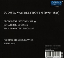 LUDWIG VAN BEETHOVEN - WERKE FUR KLAVIER SOLO NEW CD
