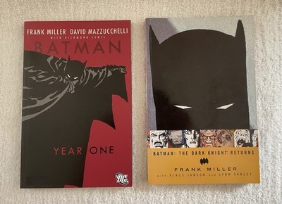 Batman Year One & Dark Knight Returns Graphic Novel Lot - Frank Miller DC Comics