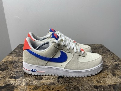 Size 11.5 - Nike Air Force 1 '07 LV8 Coconut Milk Hyper Royal