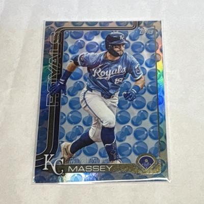 2025 Topps Michael Massey Foil Fractals #481 15/50 Kansas City Royals READ DESC