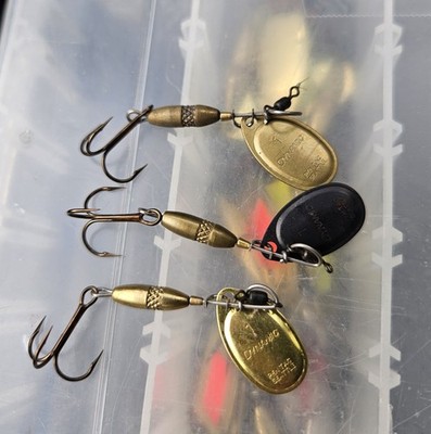 3 #1 Pen-Tac Dynamic spinners salmon Steelhead TOP quality trebles various color