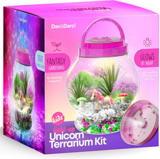 Light-Up Unicorn Terrarium Kit for Kids - Kid Christmas Birthday Gifts - Best Un