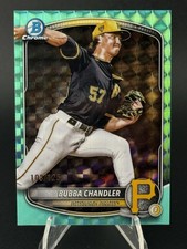 BUBBA CHANDLER 2025 Bowman Chrome Aqua Geometric Refractor #/125 Pirates RC