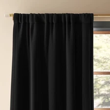 50"x84" Blackout Henna Window Curtain Panel Black - Threshold: Cotton Sateen, UV