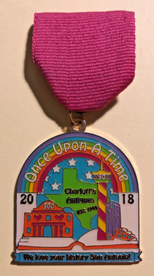San Antonio Fiesta Medal Charlott's Antiques 2018 est 1966 K1037