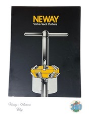 Neway Valve Seat Cutters Brochure Foldout – 1970s Tool Manual Corunna Michigan