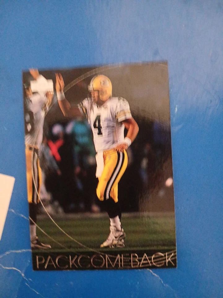 1998 Upper Deck Green Bay Packers II - Pack Comeback Brett Favre #66 - Image 2 of 3