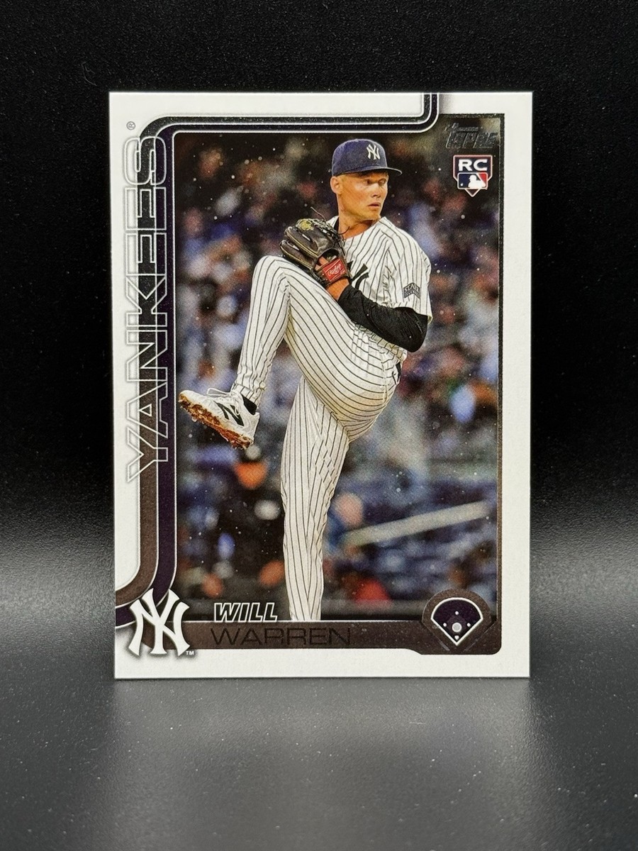 Will Warren 2025 Topps Series 1 #97 New York Yankees Baseball Card