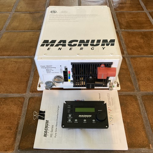 MAGNUM Energy MS2000 2000W Pure Sine Inverter - With Controller - Free ...