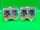 Topps #6- 1976 Strikeout Leaders Nolan Ryan & Tom Seaver