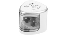Electric Pencil Sharpener Battery Operated Dual Hole Sharpener for 6-12Mm Pen...