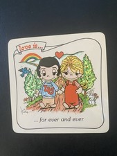 Love Is Kim Grove Coaster 1970 …forever and ever