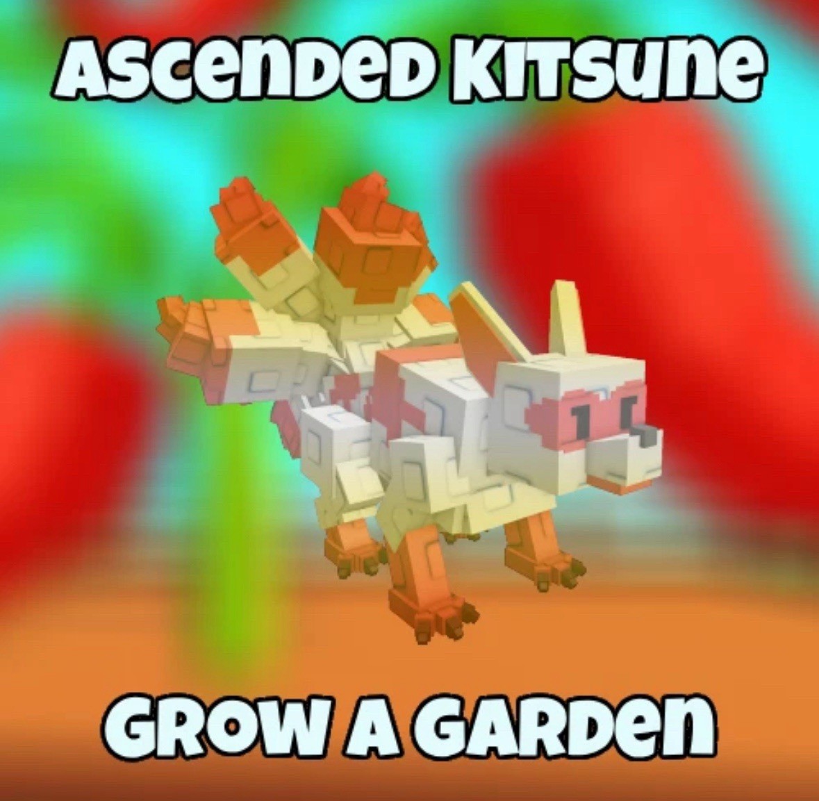MEGA KITSUNE GROW A GARDEN ROBLOX (Super Fast Delivery