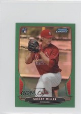 2013 Bowman Chrome Minis Green Refractor 4/75 Shelby Miller #326 6kg