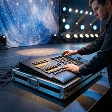 new stock free ship dmx512 lights controller command wing 2 onpc control case