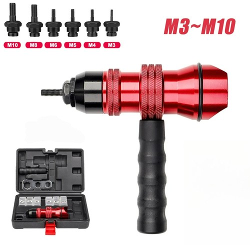 Conversion Head Rivet Nut M3-M10 Screwdriver Bit Ram Nut Drill Adapter ...