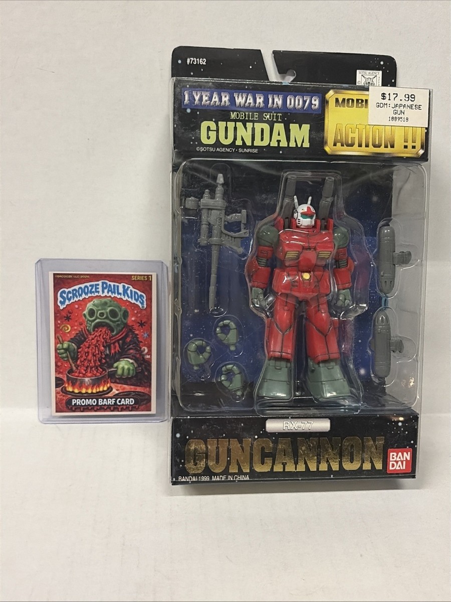 Guncannon RX-77 (JP version) Bandai Gundam Mobile Suit in Action