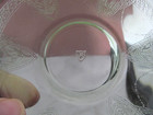 Lot of 2 Plates Saucers Dessert Salad Bread Uranium Depression Federal Glass — photo 2