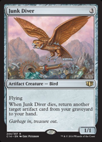 x1 Junk Diver R MTG Commander 2014 M/NM, English
