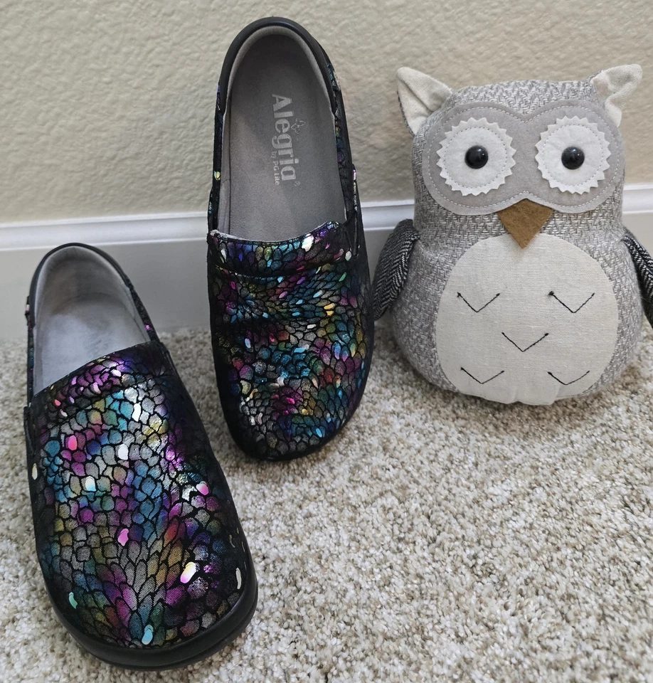 Zapato Alegria Keli Minnow Rainbow talla europea 37, EE. UU. 7,5 venta al por menor $130 usado en excelente estado Foto 4 de 4