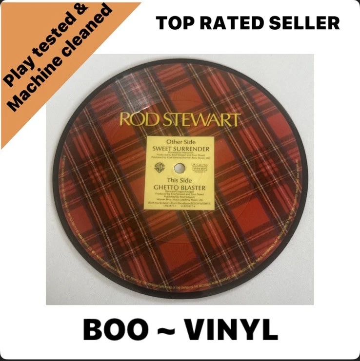 Rod Stewart 1983 "Sweet Surrender" 7" Vinyl Picture Disc NM / M - Image 2 of 4