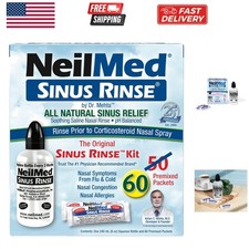 Sinus Rinse - A Complete Sinus Nasal Rinse Kit, 50 count Pack of 1 Count may ...
