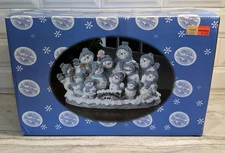Snow Buddies Encore Group Family Reunion 2001 Snowman Christmas Collectible