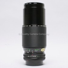 Vivitar Canon FD 80-200 f/4.5 MC Zoom Manual Focus Lens w/ Caps & Case