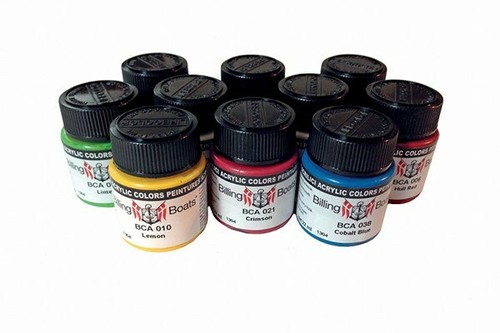 Billing Boats BCA011 - Noir Acrylique - 22 ML - Photo 2 sur 2