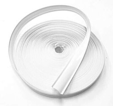 White Vinyl 5/8 Insert Molding Trim Screw Cov...