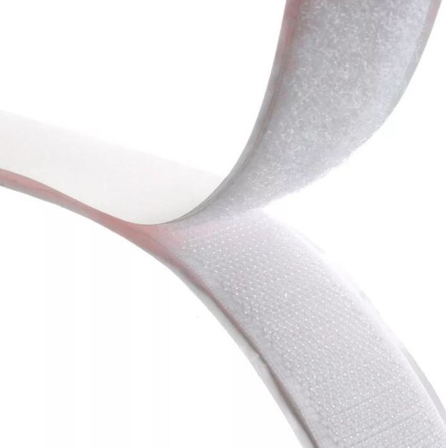 25mm/50mm Self Adhesive HOOK and LOOP Fastener Tape Sticky Back Black / White 1m - Picture 6 of 7